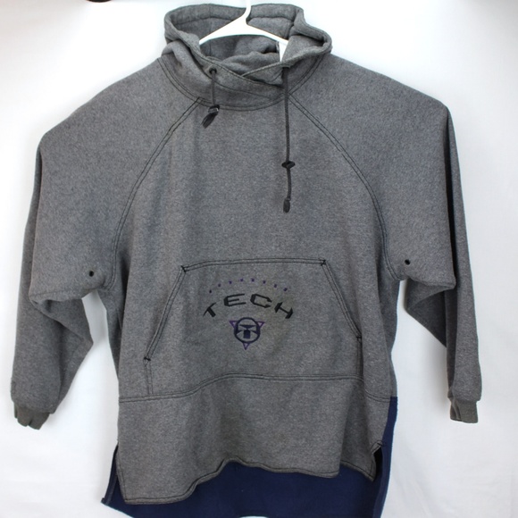 OP Other - Ocean  Pacific Tech Hooded Sweatshirt Gray Medium Vintage